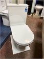 Унитаз-компакт AZARIO Ambra 645x370x815 напольный, безободковый, в комплекте сиденьем микролифт (AZ-848) AZ-848