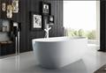 Акриловая ванна BelBagno BB70-1700-800 отдельностоящая, белая, овальная  на ножках, со сливом-переливом Размер: 170x80 см 15066