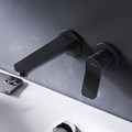 Am.Pm F85A72622 X-Joy Смеситель для умывальника , монтируемый в стену, черный F85A72622