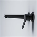 Am.Pm F85A72622 X-Joy Смеситель для умывальника , монтируемый в стену, черный F85A72622