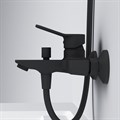 Am.Pm F85A10022 X-Joy Смеситель для ванны и душа,  черный матовый F85A10022
