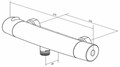 Смеситель для душа с термостатом Am.Pm Sense F7540000 хром F7540064 - фото 8430 Смеситель для душа с термостатом Am.Pm Sense F7540000 хром F7540064 - фото 8430