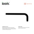 Кронштейн для верхнего душа IDDIS Built-in Shower 001BB35i61, черный 001BB35i61