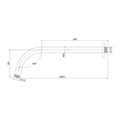 Кронштейн для верхнего душа IDDIS Built-in Shower 001SB35i61 хром 001SB35i61